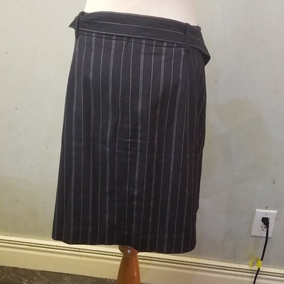 Banana Republic striped Navy mini skirt (X11) - Picture 7 of 8